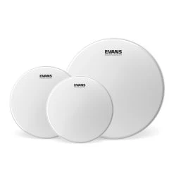 Evans Drumheads ETPUV1S Standard Tom Coated Drum Head Pack, 12/13/16"