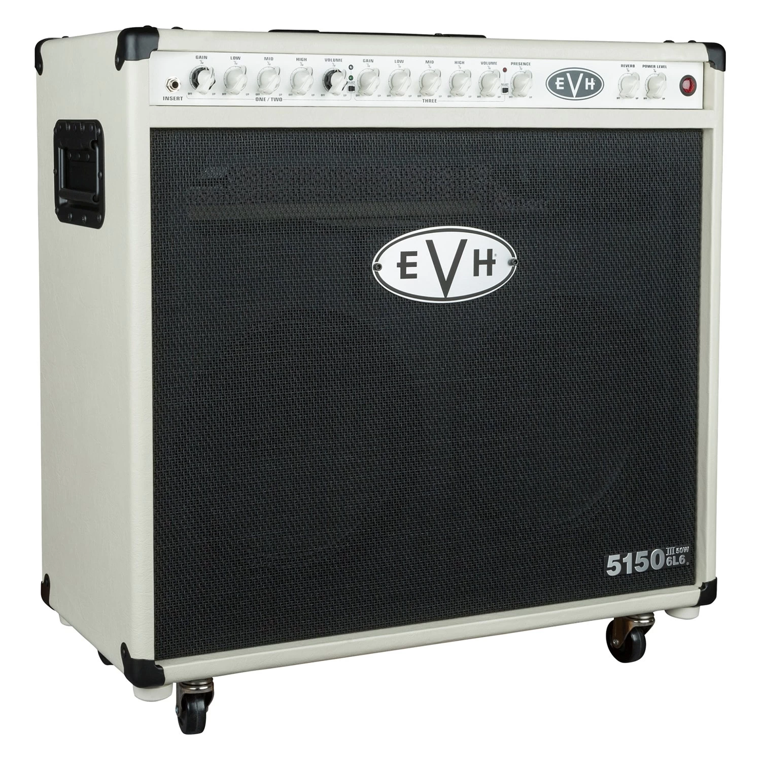 EVH 5150III 50W 6L6 2x12 Guitar Amp Combo, Ivory W/ Celestion EVH G12H Speakers 4 EVH 5150III 50W 6L6 2x12 Guitar Amp Combo, Ivory W/ Celestion EVH G12H Speakers - Image 2
