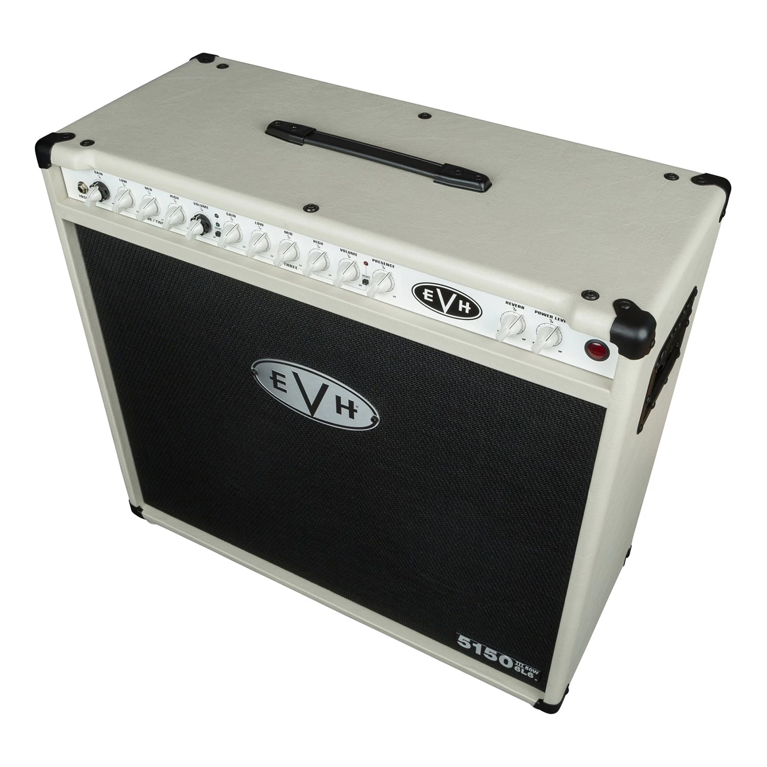 EVH 5150III 50W 6L6 2x12 Guitar Amp Combo, Ivory W/ Celestion EVH G12H Speakers 6 EVH 5150III 50W 6L6 2x12 Guitar Amp Combo, Ivory W/ Celestion EVH G12H Speakers - Image 4