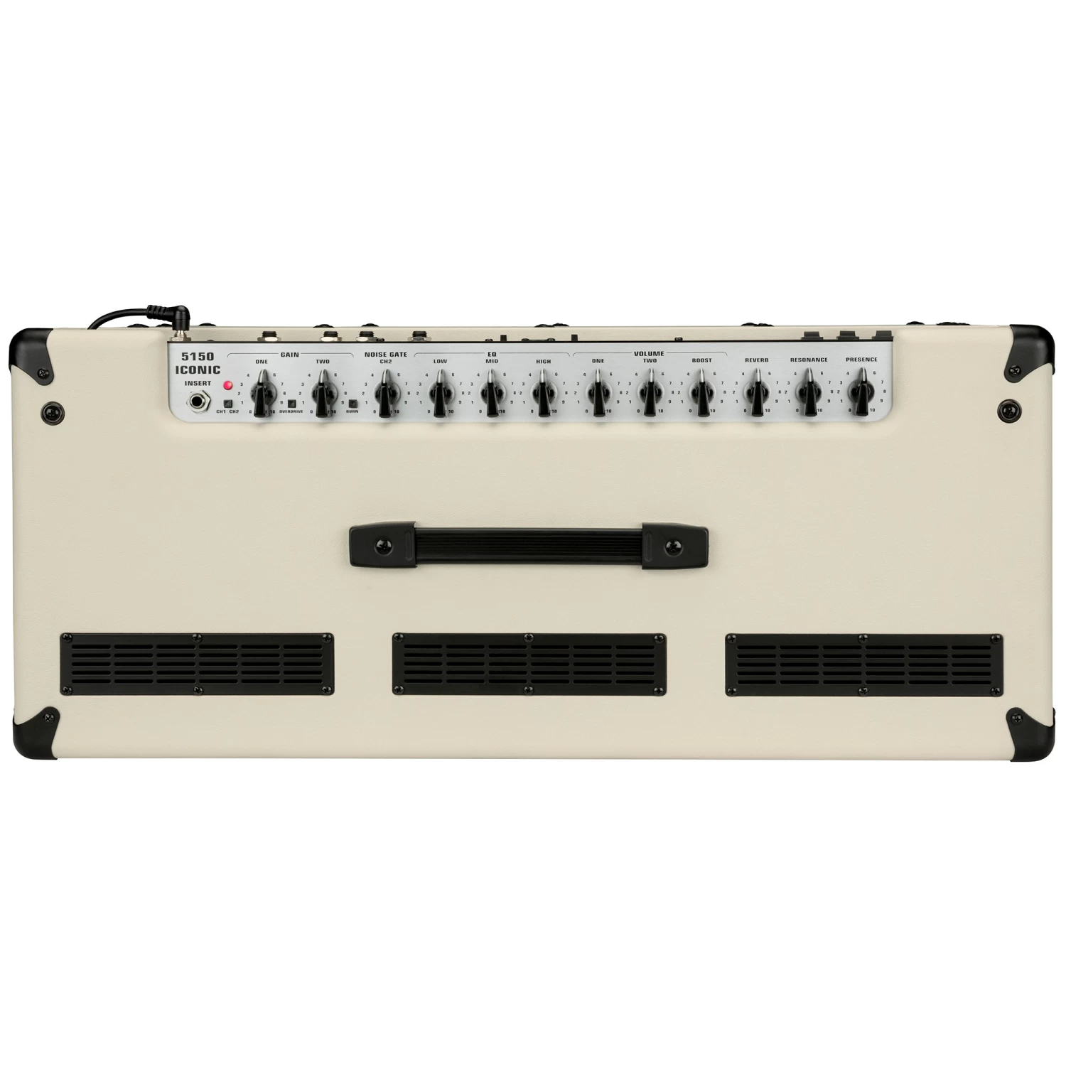 EVH Eddie Van Halen 5150 Iconic Series 60W 2X12 Guitar Combo Amp, Ivory 5 EVH Eddie Van Halen 5150 Iconic Series 60W 2X12 Guitar Combo Amp, Ivory - Image 3