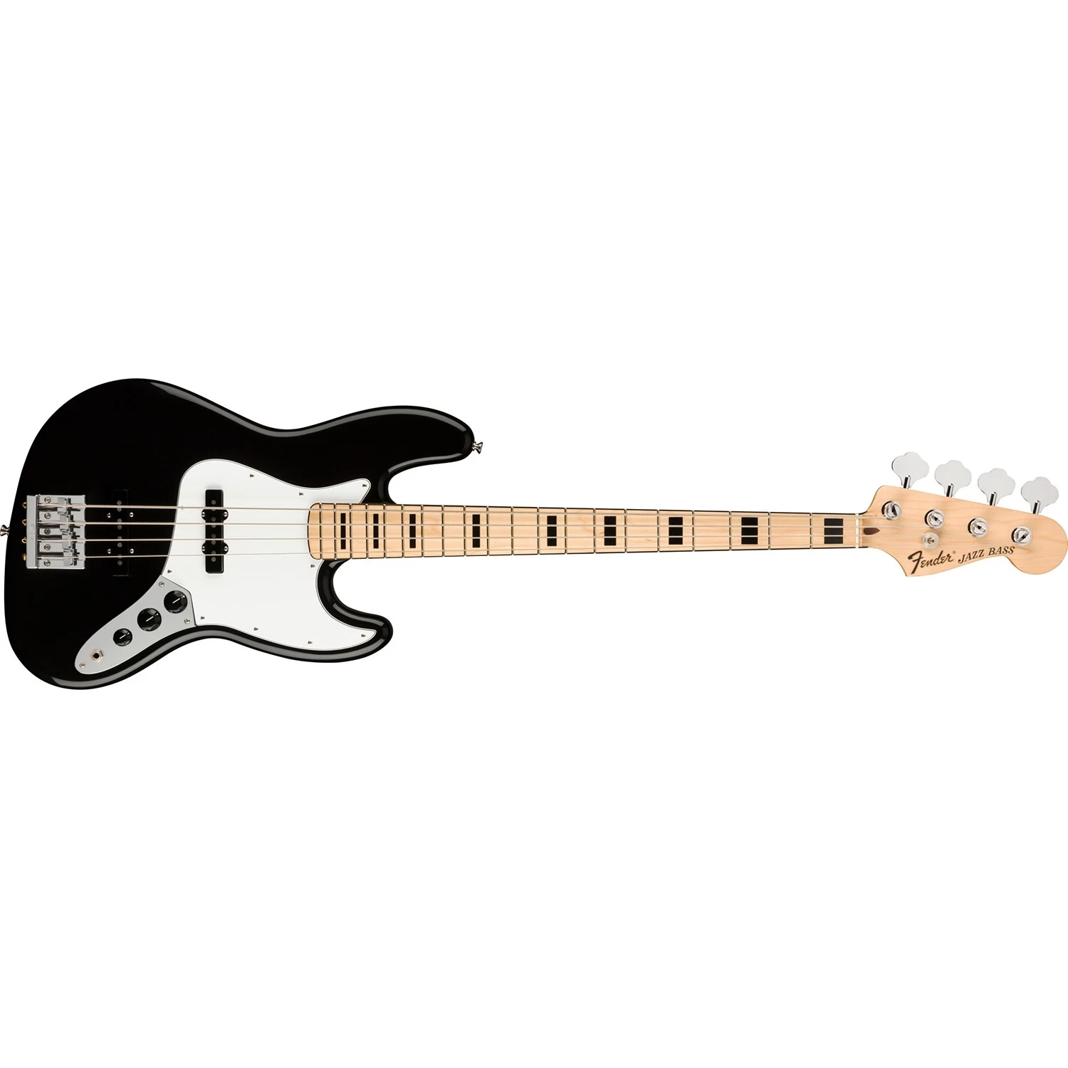 Fender Geddy Lee Signature Jazz Bass, Maple Fretboard, Black 3 Fender Geddy Lee Signature Jazz Bass, Maple Fretboard, Black