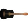 Fender FA-15 3/4 Scale Steel String Acoustic Guitar With Gig Bag, Walnut Fingerboard, Black -Musical Instrument Store fen 0971170106 1