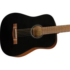Fender FA-15 3/4 Scale Steel String Acoustic Guitar With Gig Bag, Walnut Fingerboard, Black -Musical Instrument Store fen 0971170106 3