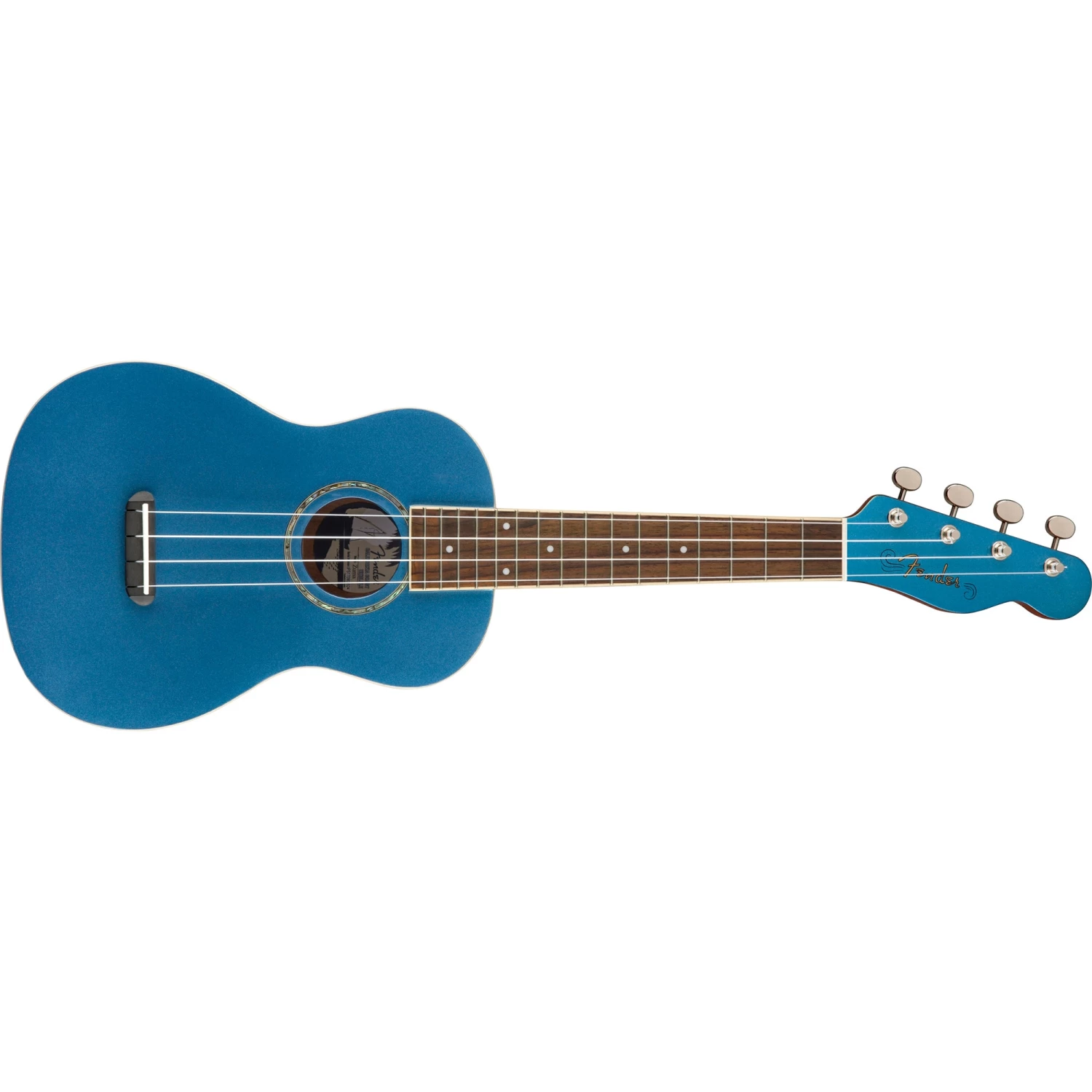 Fender Zuma Classic Concert Uke Ukulele, Walnut Fretboard, Lake Placid Blue 3 Fender Zuma Classic Concert Uke Ukulele, Walnut Fretboard, Lake Placid Blue
