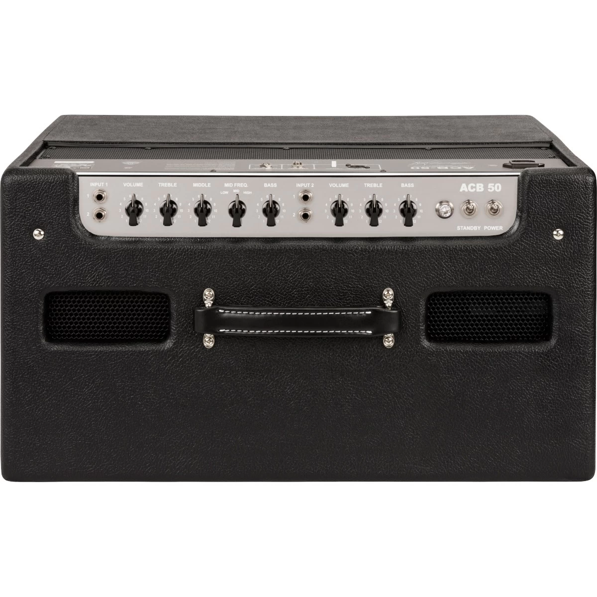 Fender ACB 50 Adam Clayton Signature 50-Watt 1x15" Tube Bass Combo Amp, Black 5 Fender ACB 50 Adam Clayton Signature 50-Watt 1x15" Tube Bass Combo Amp, Black - Image 3
