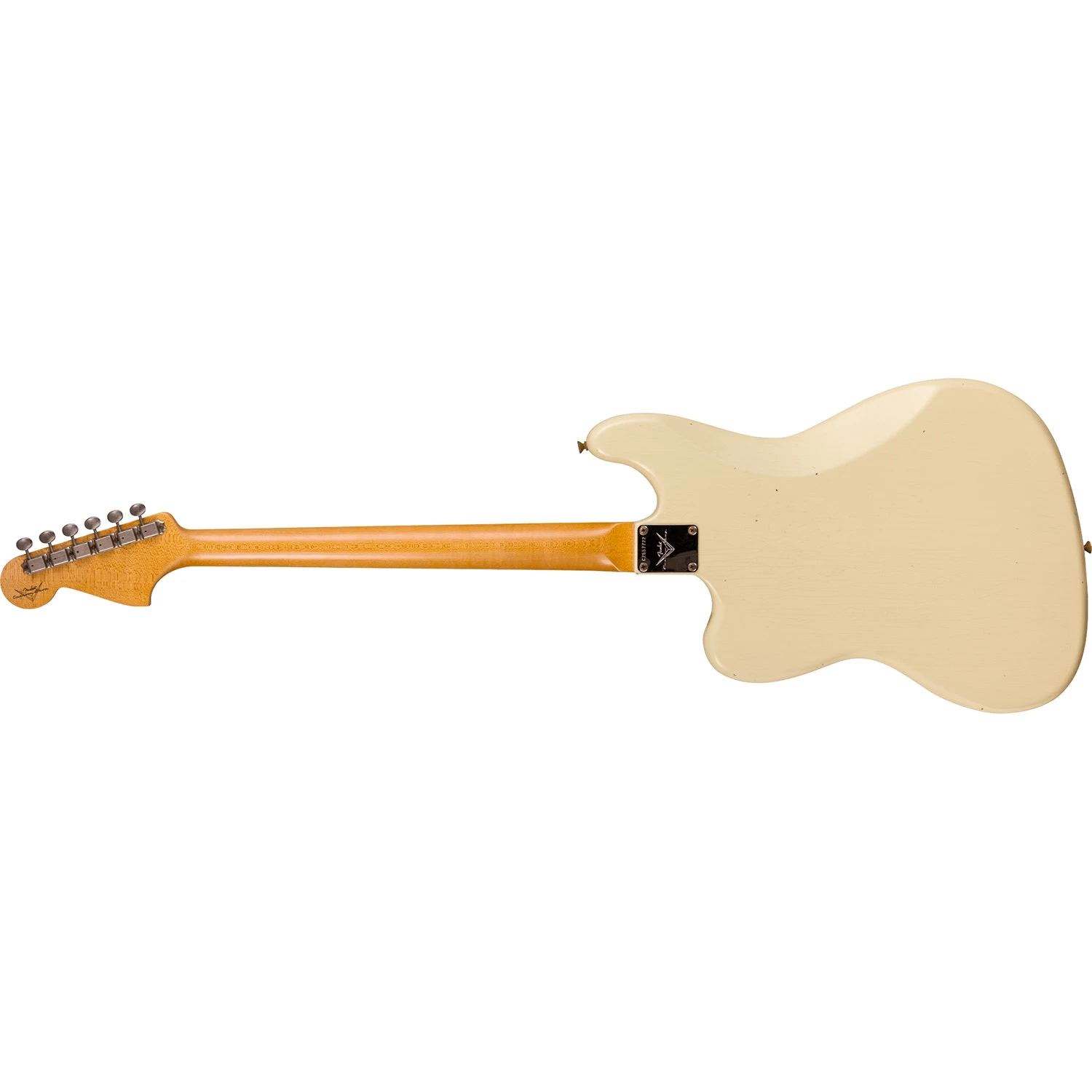 Fender Custom Shop Bass VI Journeyman Relic Guitar, Rosewood Fretboard, Vintage White 4 Fender Custom Shop Bass VI Journeyman Relic Guitar, Rosewood Fretboard, Vintage White - Image 2