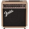 Fender Acoustasonic 15 - 15-Watt Acoustic Guitar Combo Amplifier, Brown/Wheat, 120V -Musical Instrument Store fen acoustasonic