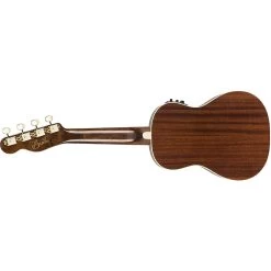 Fender Grace VanderWaal Signature Acoustic-Electric Ukulele, Concert, Gig Bag - Dark Walnut Gloss -Musical Instrument Store fen gvan sig uke wn 2