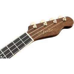 Fender Grace VanderWaal Signature Acoustic-Electric Ukulele, Concert, Gig Bag - Dark Walnut Gloss -Musical Instrument Store fen gvan sig uke wn 5