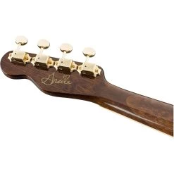 Fender Grace VanderWaal Signature Acoustic-Electric Ukulele, Concert, Gig Bag - Dark Walnut Gloss -Musical Instrument Store fen gvan sig uke wn 6