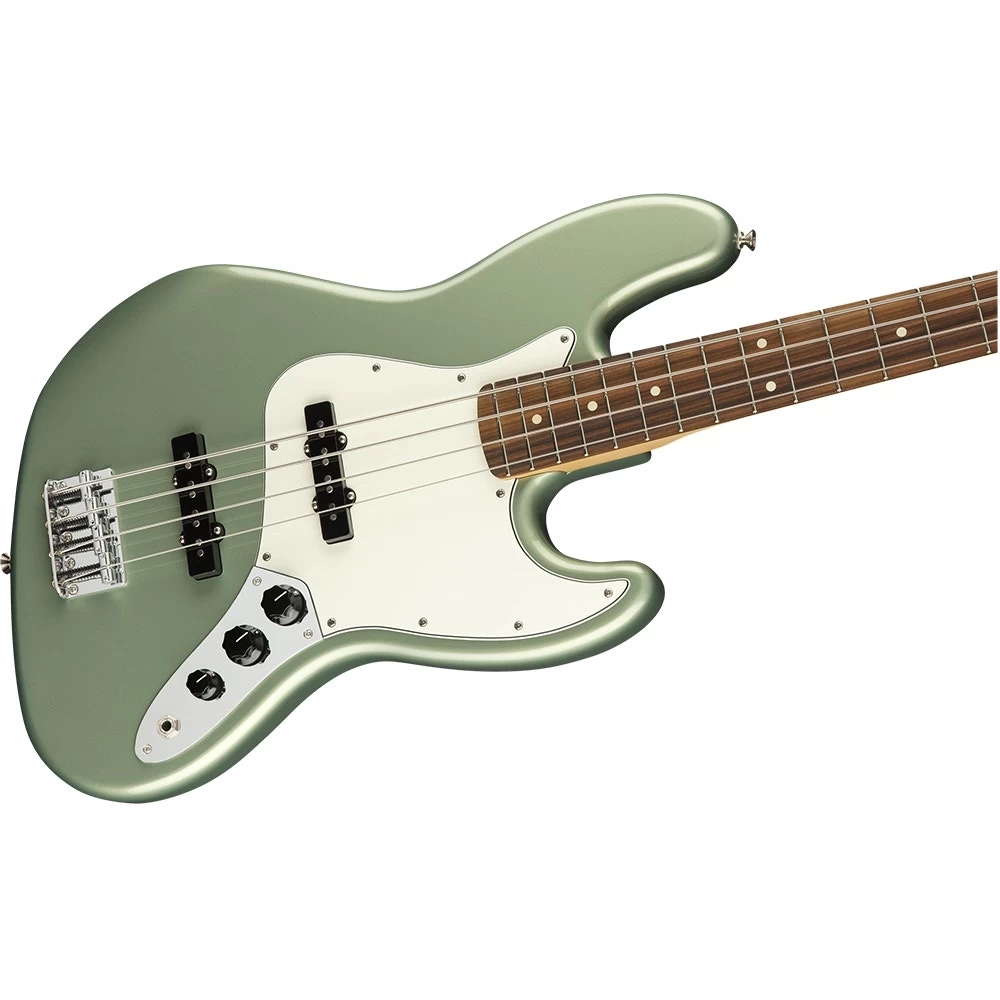 Fender Player Jazz Electric Bass, Pau Ferro Fingerboard - Sage Green Metallic 6 Fender Player Jazz Electric Bass, Pau Ferro Fingerboard - Sage Green Metallic - Image 4