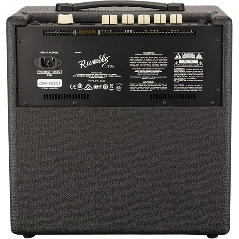 Fender Rumble LT25 Bass Guitar Combo Amp, 25w, 8'' Speaker 5 Fender Rumble LT25 Bass Guitar Combo Amp, 25w, 8'' Speaker - Image 3