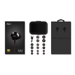 FiiO EX1 V2 Aerospace Nanotech In-Ear Monitors - Black (2nd Generation) -Musical Instrument Store fiio ex1 v2 2