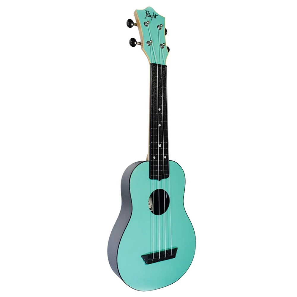 Flight Music TUS35 Travel Soprano Ukulele W/ Bag, Light Blue 4 Flight Music TUS35 Travel Soprano Ukulele W/ Bag, Light Blue - Image 2