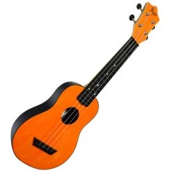 Flight Music TUS35 Travel Soprano Ukulele W/ Bag, Orange -Musical Instrument Store flig tus35 or 3