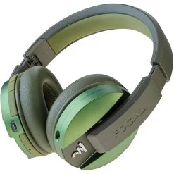 Focal Listen Wireless Bluetooth Closed-Back Headphones W/ Integrated Microphone, Green