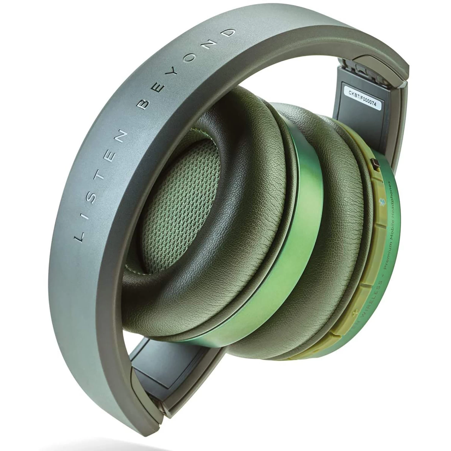 Focal Listen Wireless Bluetooth Closed-Back Headphones W/ Integrated Microphone, Green - Image 7