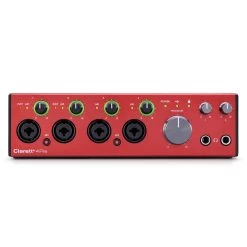 Focusrite Clarett+ 4Pre 18-In/8-Out USB-C Audio Recording Interface W/ 4 Preamps