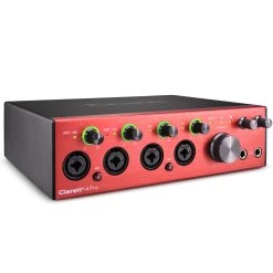 Focusrite Clarett+ 4Pre 18-In/8-Out USB-C Audio Recording Interface W/ 4 Preamps -Musical Instrument Store focus mocl0011 3 2