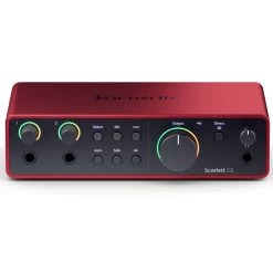 Focusrite Scarlett 2i2 4th Gen Audio Interface