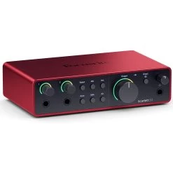 Focusrite Scarlett 2i2 4th Gen Audio Interface -Musical Instrument Store focus scarlett 2i2 4g 3