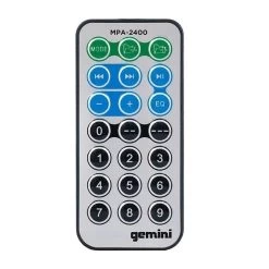 Gemini MPA-2400 Rechargeable Weather Resistent Trolley Speaker, 10'' Woofer -Musical Instrument Store gem mpa 2400 10