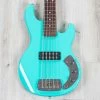 G&L CLF Research L-1000 Series 750 5-String Bass, Caribbean Rosewood Fretboard, Turquoise -Musical Instrument Store gl s750 l15 trq cr 2