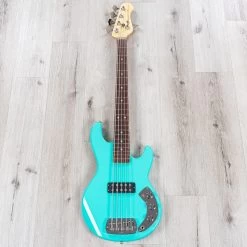 G&L CLF Research L-1000 Series 750 5-String Bass, Caribbean Rosewood Fretboard, Turquoise 15 G&L CLF Research L-1000 Series 750 5-String Bass, Caribbean Rosewood Fretboard, Turquoise -Musical Instrument Store gl s750 l15 trq cr 3