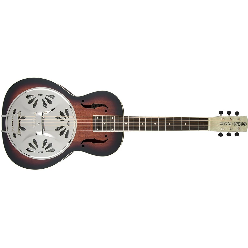 Gretsch G9230 Bobtail Square-Neck Acoustic Electric Guitar, Mahogany Body Spider Cone Resonator Guitar, Fishman Nashville Resonator Pickup, 2-Color Sunburst 3 Gretsch G9230 Bobtail Square-Neck Acoustic Electric Guitar, Mahogany Body Spider Cone Resonator Guitar, Fishman Nashville Resonator Pickup, 2-Color Sunburst