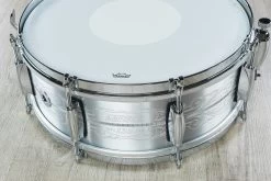 Gretsch 135th Anniversary Aluminum Snare Drum With Carry Bag - 5"x14" (S/N: A135-1041) 14 Gretsch 135th Anniversary Aluminum Snare Drum With Carry Bag - 5"x14" (S/N: A135-1041) -Musical Instrument Store gretsch g4160 a135 1 3