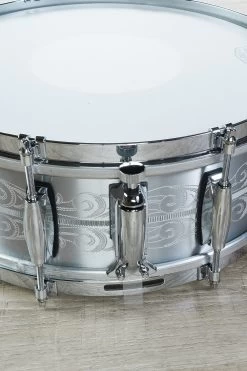 Gretsch 135th Anniversary Aluminum Snare Drum With Carry Bag - 5"x14" (S/N: A135-1041) 15 Gretsch 135th Anniversary Aluminum Snare Drum With Carry Bag - 5"x14" (S/N: A135-1041) -Musical Instrument Store gretsch g4160 a135 1 5