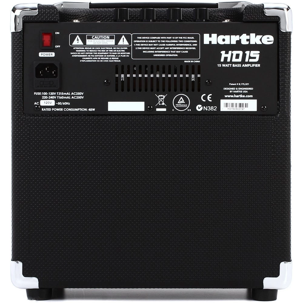 Hartke HD15 15-Watt Bass Combo Amplifier 6 Hartke HD15 15-Watt Bass Combo Amplifier - Image 4