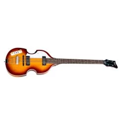 Hofner Violin Bass, Left-Handed, Thermo Modified Jatoba Fretboard, Ignition Sunburst