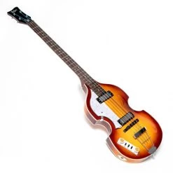 Hofner Violin Bass, Left-Handed, Thermo Modified Jatoba Fretboard, Ignition Sunburst -Musical Instrument Store hof hi bb pe l sb 3