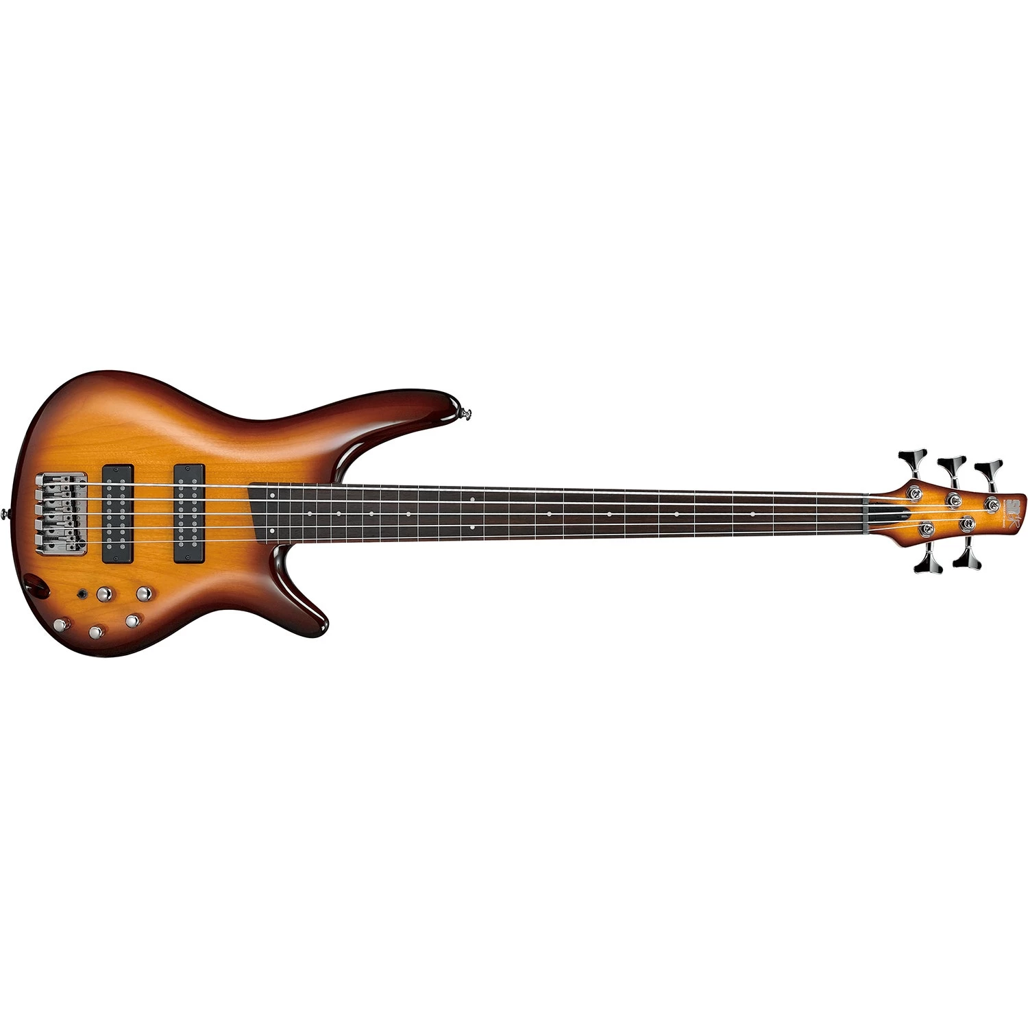 Ibanez SR375EF 5-String Fretless Bass, Jatoba Fretboard, BBT Brown Burst 3 Ibanez SR375EF 5-String Fretless Bass, Jatoba Fretboard, BBT Brown Burst