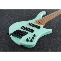 Ibanez EHB1005MSSFM EHB Ergonomic Headless 5-String Multi-Scale Bass Guitar, Roasted Birdseye Maple Fretboard, Sea Foam Green Matte -Musical Instrument Store ibz ehb1005mssfm 2