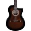 Ibanez GA35TCE DVS Classical Thinline Acous-Electric Guitar, Dark Violin -Musical Instrument Store ibz ga35tcedvs 2