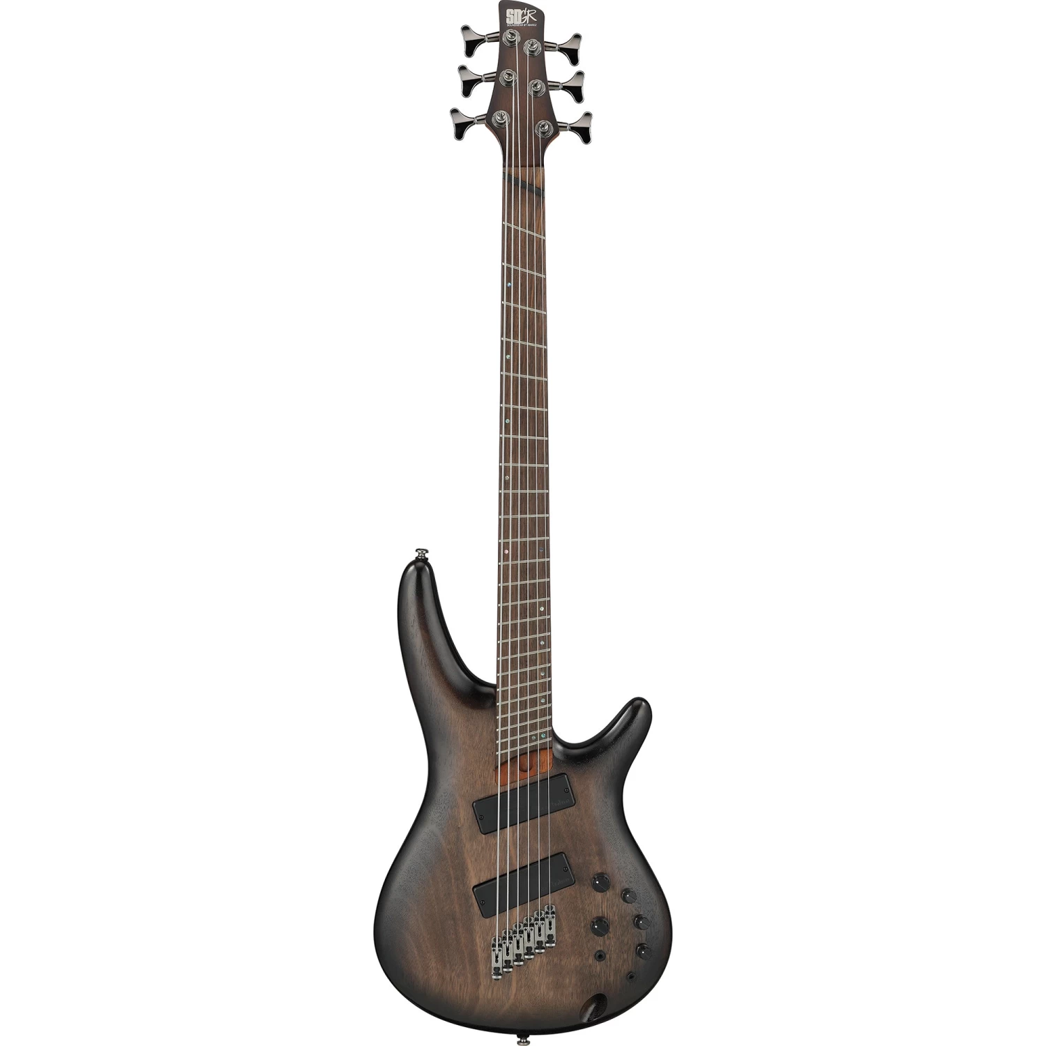 Ibanez SRC6MS SR Bass Workshop 6-String Bass, Rosewood Fretboard, Black Stained Burst Low Gloss 3 Ibanez SRC6MS SR Bass Workshop 6-String Bass, Rosewood Fretboard, Black Stained Burst Low Gloss