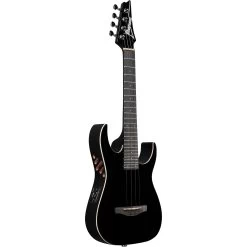 Ibanez URGT100 URGT Acoustic Electric Tenor Ukulele, Black -Musical Instrument Store ibz urgt100bk 3