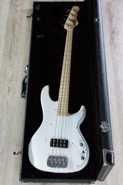 G&L USA Kiloton Bass, Alpine White, Pearl Block Inlays, Maple Fretboard, 1.5" Nut Width, Only 8.9 Lbs! -Musical Instrument Store img 0147 3
