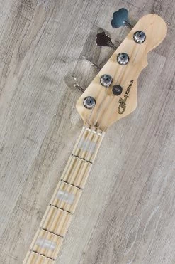 G&L USA Kiloton Bass, Alpine White, Pearl Block Inlays, Maple Fretboard, 1.5" Nut Width, Only 8.9 Lbs! -Musical Instrument Store img 0154
