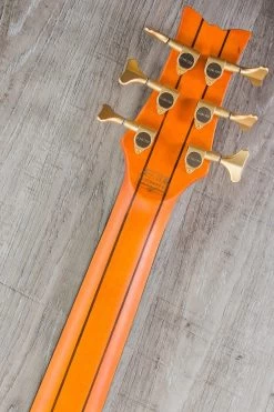 Schecter Guitar Research Stiletto Studio 6-String Electric Bass Guitar - Honey Satin -Musical Instrument Store img 0681 3