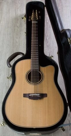 Takamine P3DC12 12-String Dreadnought Acoustic-Electric Guitar Natural With Case -Musical Instrument Store img 1659 1