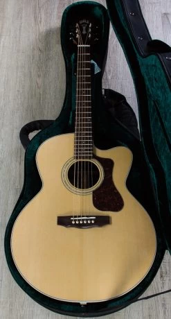 Guild F-150 Jumbo CE Acoustic-Electric Guitar, Fishman Pickup, Natural -Musical Instrument Store img 1698 1