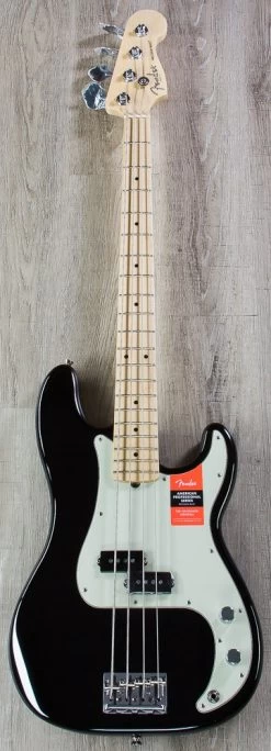 Fender American Professional Precision Bass, Black, Maple Board - 0193612706 -Musical Instrument Store img 2104
