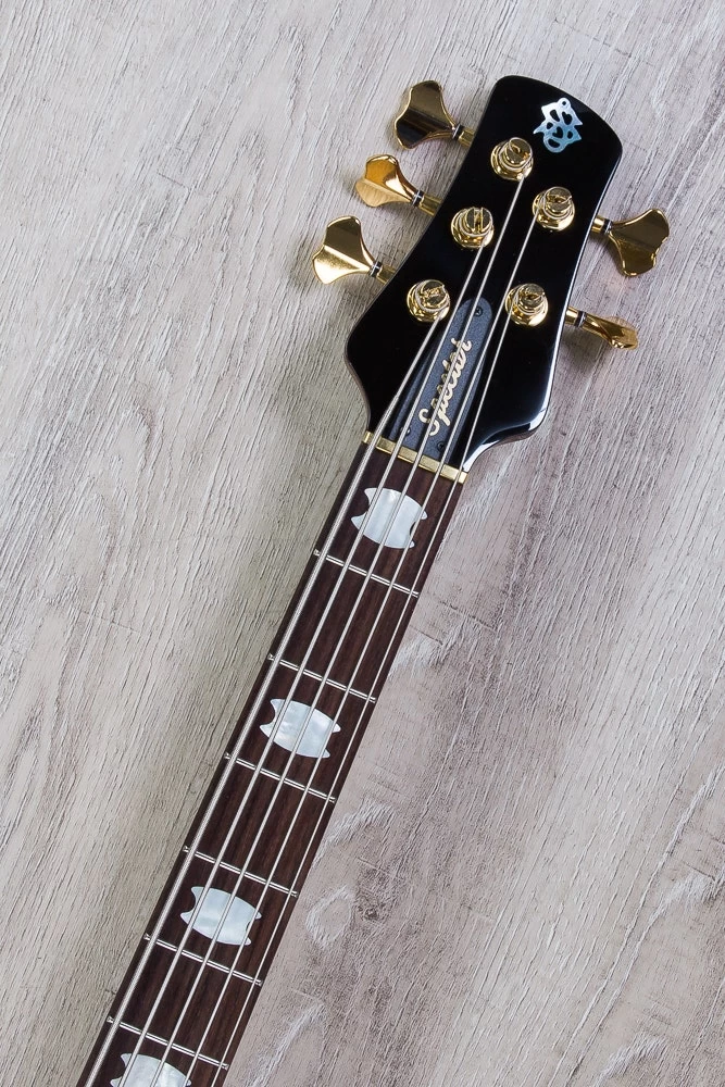 Spector Euro5LX 5-String Bass, Ultra Amber Gloss, Quilt Top, Bartolini Pickups 12 Spector Euro5LX 5-String Bass, Ultra Amber Gloss, Quilt Top, Bartolini Pickups - Image 10