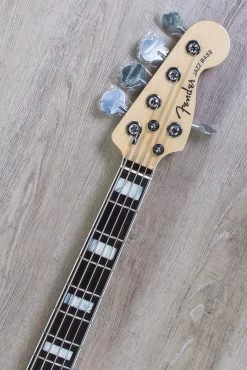 Fender American Elite Jazz Bass V 5-String, 3-Color Sunburst, Rosewood Fretboard -Musical Instrument Store img 3814