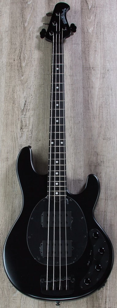 Ernie Ball Music Man StingRay 4HH Bass, Stealth Black, Ebony Fretboard 7 Ernie Ball Music Man StingRay 4HH Bass, Stealth Black, Ebony Fretboard - Image 5
