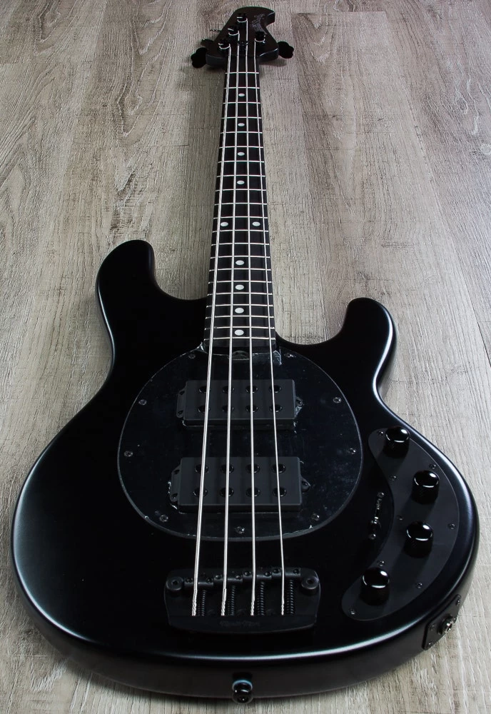 Ernie Ball Music Man StingRay 4HH Bass, Stealth Black, Ebony Fretboard 4 Ernie Ball Music Man StingRay 4HH Bass, Stealth Black, Ebony Fretboard - Image 2