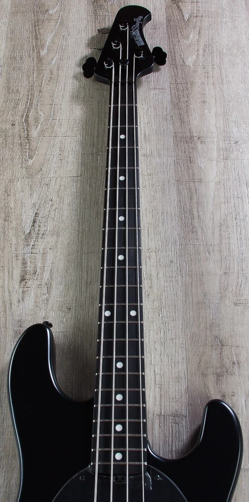 Ernie Ball Music Man StingRay 4HH Bass, Stealth Black, Ebony Fretboard 6 Ernie Ball Music Man StingRay 4HH Bass, Stealth Black, Ebony Fretboard - Image 4